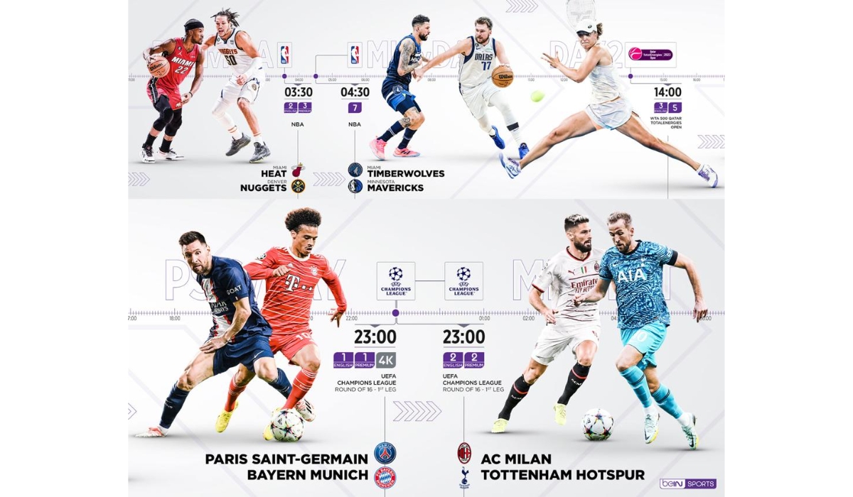 beIN Broadcast Schedule